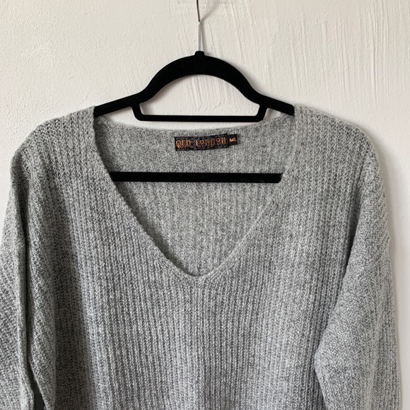 LF Old London gray knit sweater - Picture 8 of 9
